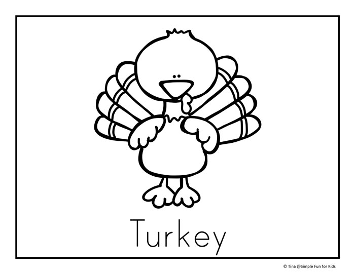 a sign that says thanksgiving coloring pages - photo #45