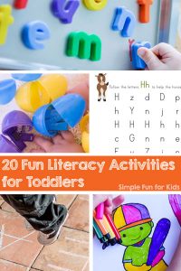Is your toddler showing interest in learning his or her letters? Check out these 20 fun literacy activities for toddlers that will give you plenty of inspiration for your tot school!