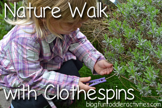 Nature Walk with Clothespins