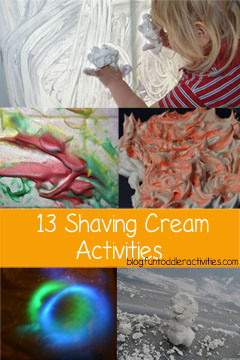 13 Ways to Play with Shaving Cream