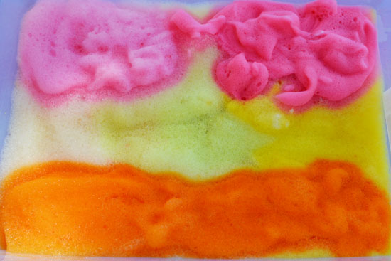 Simple Fun for Kids: How to Make Colorful Soap Foam