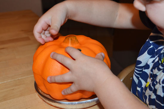Simple Fun for Kids: Thumbtacked Pumpkins
