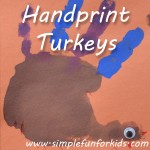 Make Handprint Turkeys with your kids - a simple, classic Thanksgiving craft!