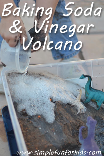 Baking Soda and Vinegar Volcano