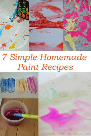 Art for Kids: Try these 7 simple homemade paint recipes!