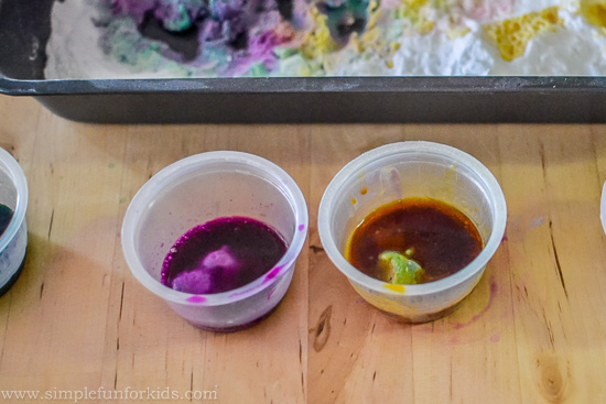 Baking Soda and Vinegar Process Art: Yet another way of having fizzy fun with science!