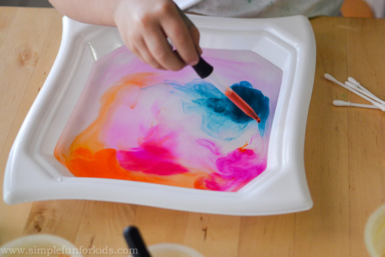 Science for Kids: We tried the magic milk experiment using water - do you think it worked?