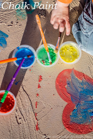 Chalk Paint Simple Fun For Kids - Diy Chalk Paint For Kids