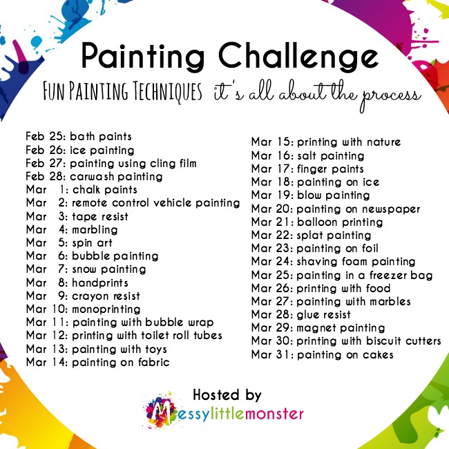painting-challenge-techniques-list