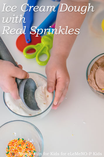 Ice Cream Dough with Sprinkles