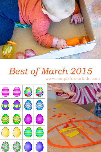 A look back at the best new posts of March 2015 on Simple Fun for Kids!