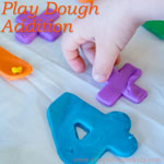 Simple Learning Activities for Kids: Play Dough Addition - math, sensory and fine motor all rolled into one!