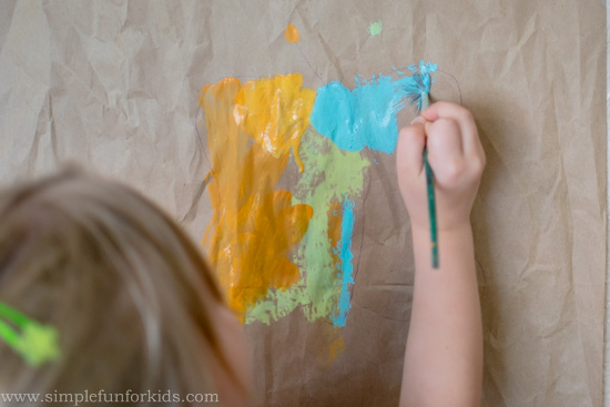 Quick and Simple Art Activities for Kids: Painting Butterflies on the Wall!