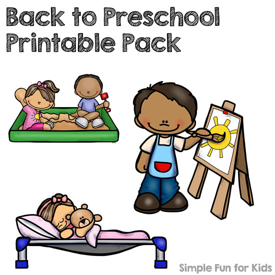 Printables for Kids: Back to Preschool Printable Pack to go with the book Maisy Goes to Preschool
