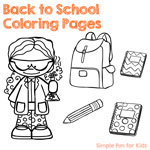 Get ready to go back to school with these fun Back to School Coloring Pages!