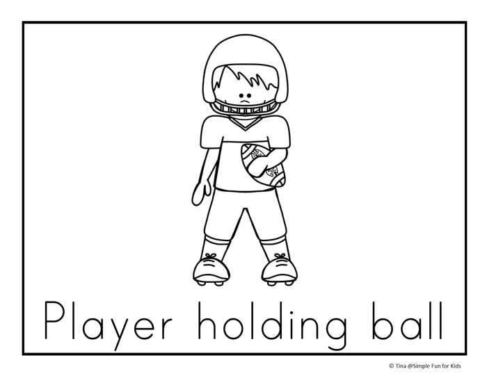 Get ready for the football season with Football Coloring Pages! (Pdf file ensures proper printing!)