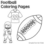 Get ready for the football season with Football Coloring Pages! (Pdf file ensures proper printing!)