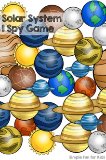 Sun and Planets Matching Game - Simple Fun for Kids