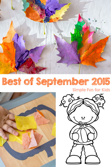 Check out the best new posts of September 2015 from Simple Fun for Kids!