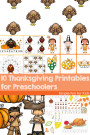 10 Thanksgiving Printables for Preschoolers - Simple Fun for Kids