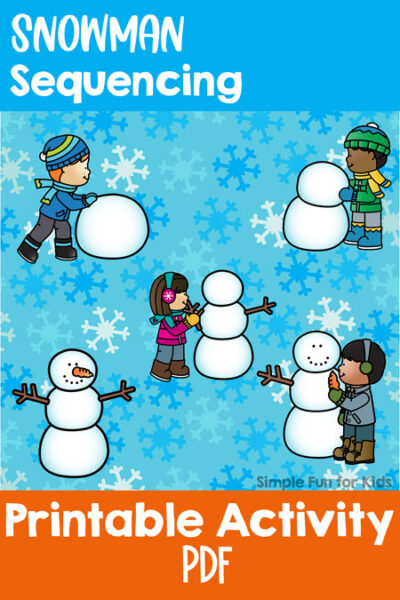 Do You Want to Build a Snowman? Sequencing Printable - Simple Fun for Kids