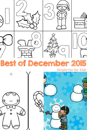 December 2015 was a busy month on Simple Fun for Kids! Check out the best new posts of December 2015 and my personal favorite, too!