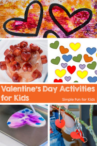 Simple Fun for Kids has 40+ fun Valentine's Day Activities for Kids for you to choose from! Printables, art, crafts, sensory, and more - something for everyone from toddlers on up!