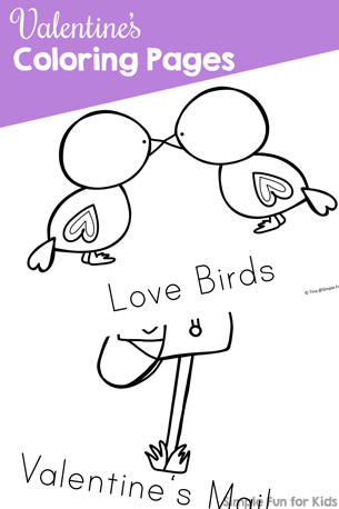 Valentine’s Coloring Pages