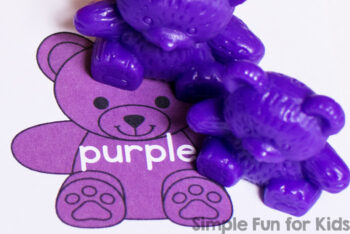 Rainbow Bear Colors Printable - Simple Fun for Kids