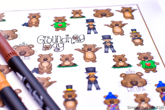 Groundhog Day is kind of quirky, but really just a fun holiday to talk about. Play this printable Groundhog Day I Spy Game with your toddler or kindergartener as a conversation starter, to practice counting, 1:1 correspondence, number recognition, and more! Practice math without even noticing.
