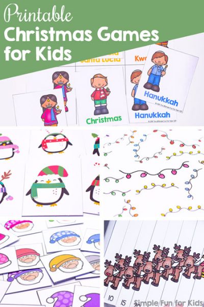 Printable Christmas Games for Kids - Simple Fun for Kids
