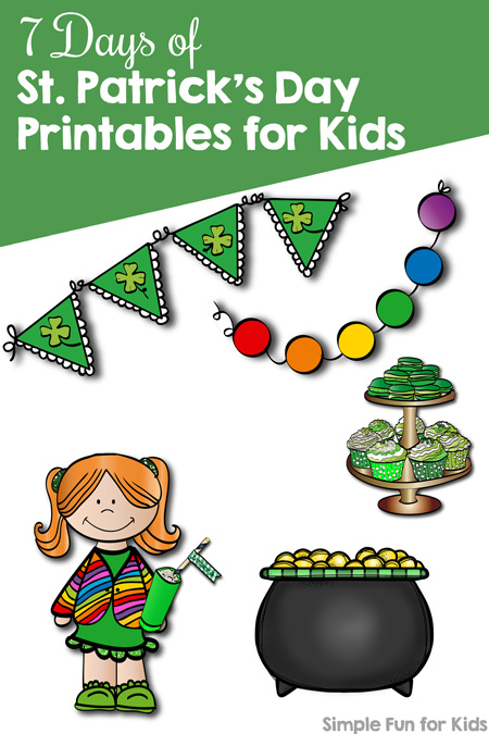 Sign up to keep up with the 7 Days of St. Patrick's Day Printables for Kids series! You'll get fun educational math and literacy printables for toddlers, preschoolers, and kindergarteners on a daily basis. Download the VIP version in one click!