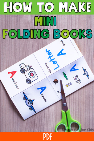 How to Make and Assemble a Mini Folding Book from One Sheet of Paper