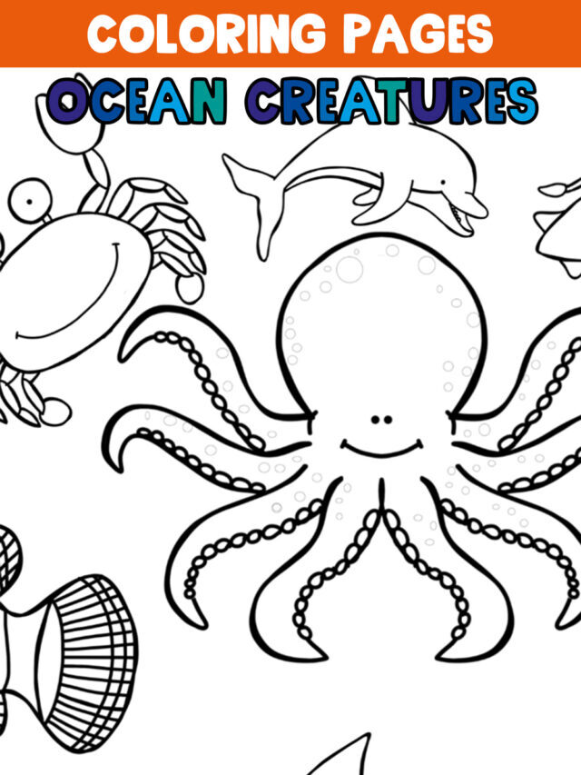 Ocean Creatures Coloring Pages