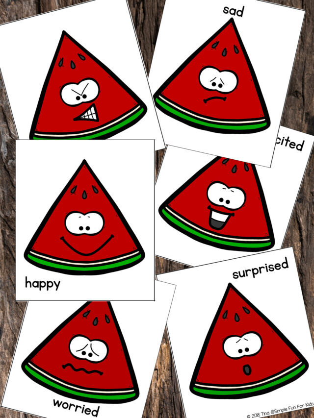 Watermelon Emotions Matching Game