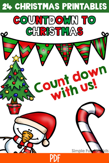 Advent Calendar: 24 Days of Christmas Printables - Simple Fun for Kids Advent Calendar: 24 Days of Christmas Printables - Simple Fun for Kids