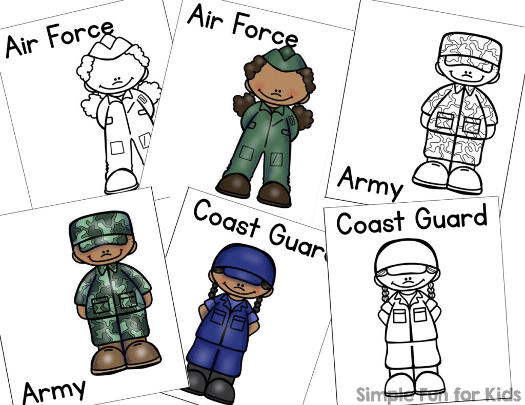 Teach your toddlers about Veterans Day while working on visual discrimination, matching, one-to-one correspondence, and adding new vocabulary with this Veterans Day Matching Game! Also a great addition to lessons about the military branches of the US.
