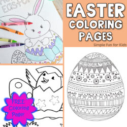 Free Printable Easter Coloring Pages for Kids and Adults - Simple Fun ...