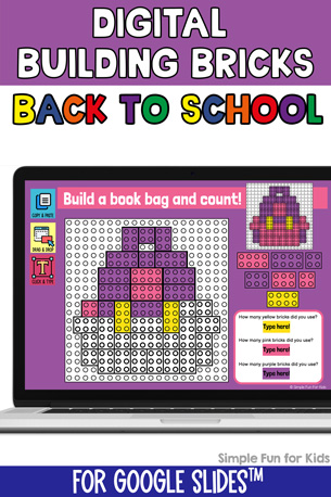 Digital LEGO Back to School Build and Count Challenge