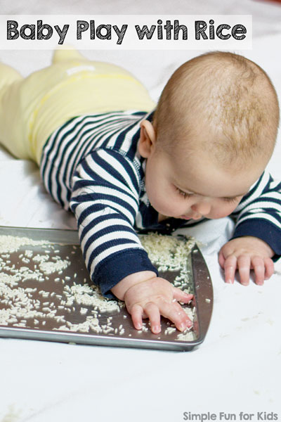 Baby Play with Rice