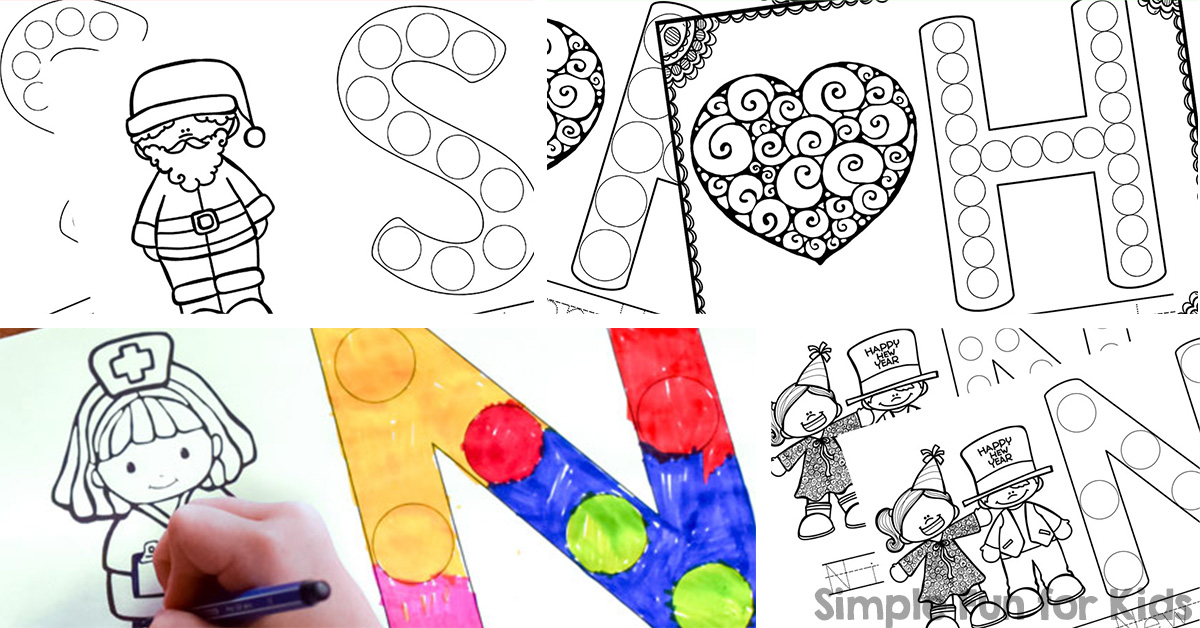 72 Coloring Pages For Learning The Alphabet Pictures