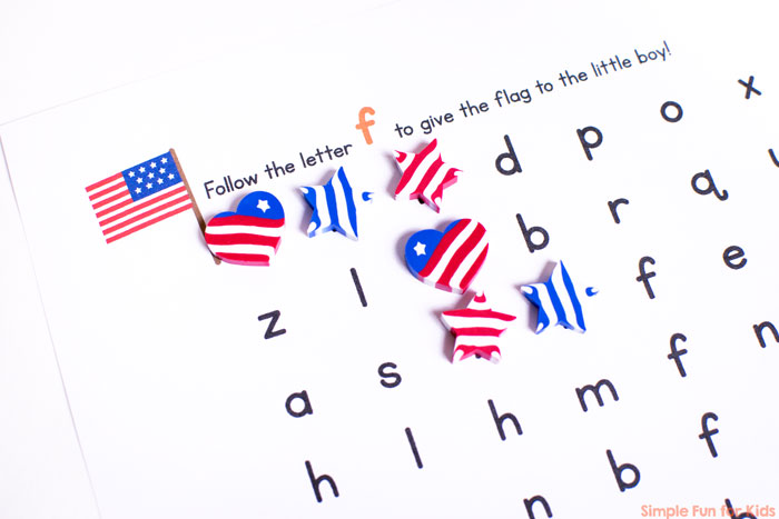 Learn and review letter F with this printable no-prep F is for Flag Letter Maze. Just right for anyone learning their letters, from toddlers to preschoolers and kindergarteners.