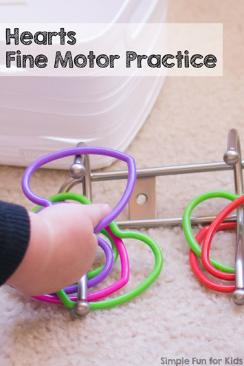 Hearts Fine Motor Practice - Simple Fun for Kids