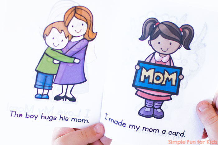 Whether for Mother's Day or any other day of the year, kindergarteners will get a kick out of reading this printable I Love My Mom Emergent Reader out loud to their moms! Includes fun images and simple words.