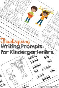 Give beginning writers the support they need when working on these printable Thanksgiving Writing Prompts for Kindergarteners! Four differentiated versions at different levels of difficulty.